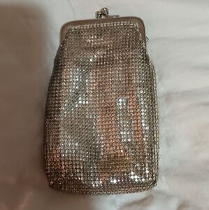 Vintage Silver Metal mesh cigarette/eyeglass case